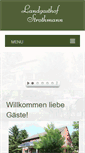 Mobile Screenshot of landgasthof-strothmann.de